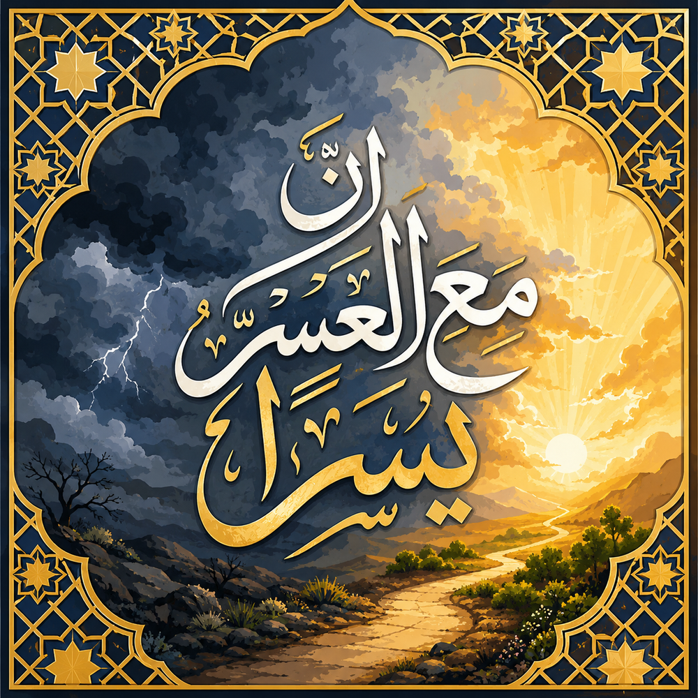 لوحة إن مع العسر يسرا