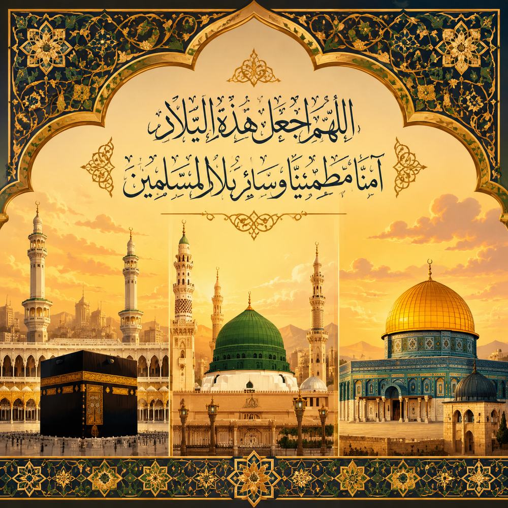 لوحة المساجد الثلاثة