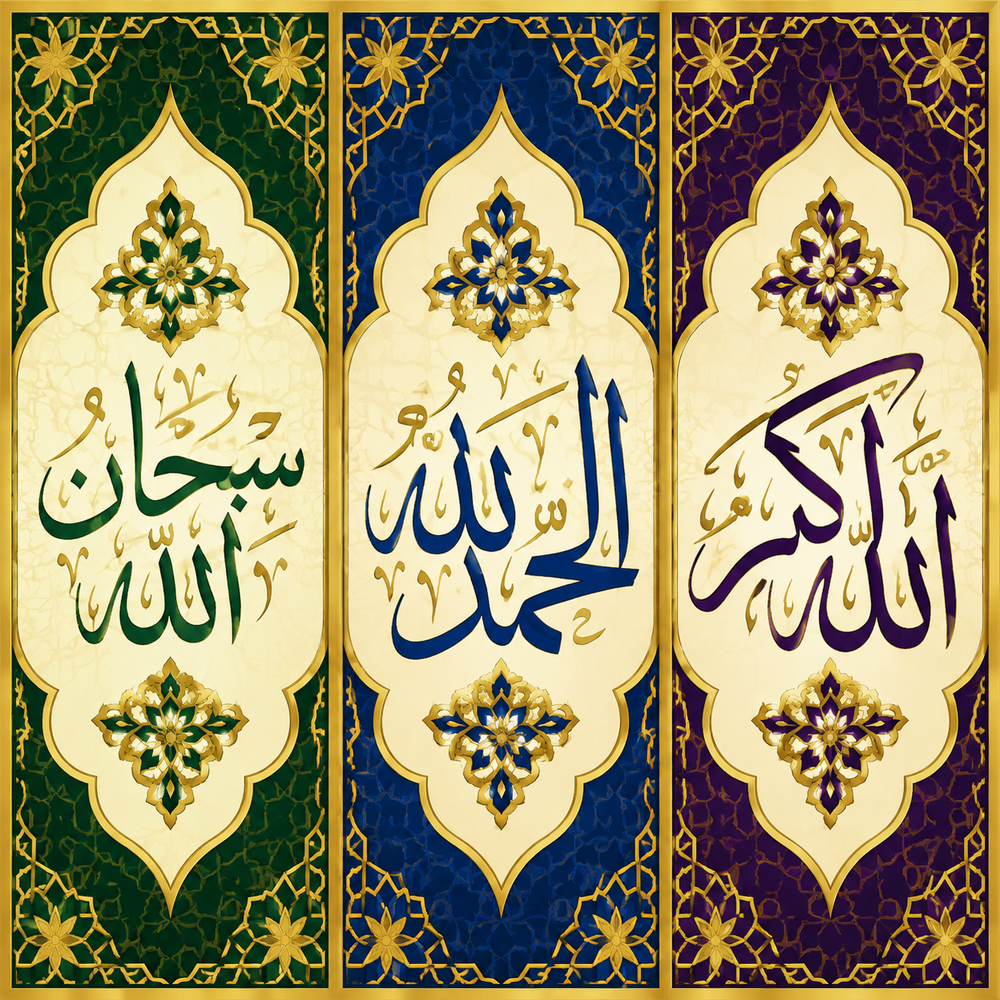 لوحة التسبيح الثلاثي