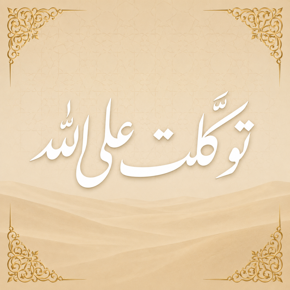 لوحة توكّلت على الله