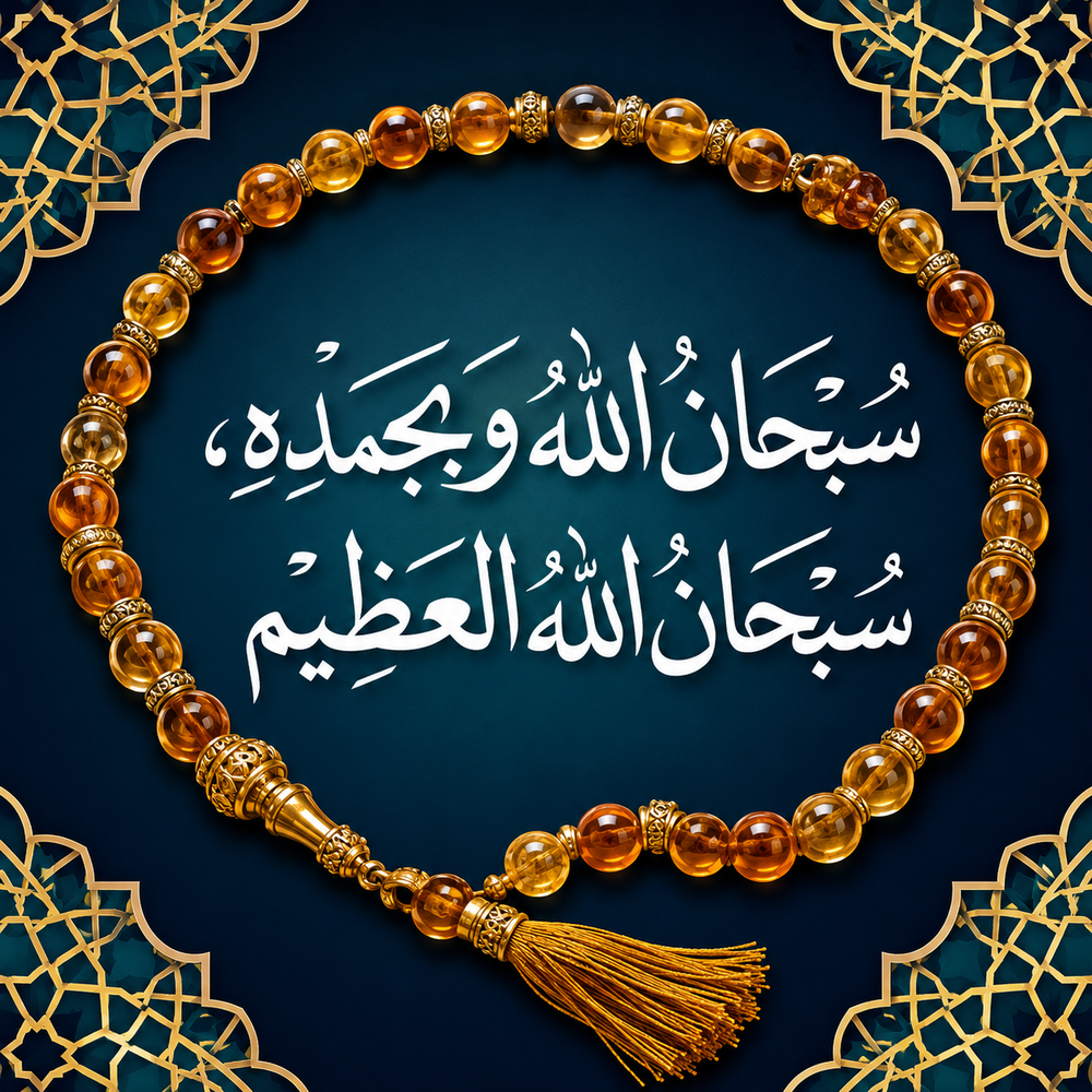 لوحة سبحان الله وبحمده